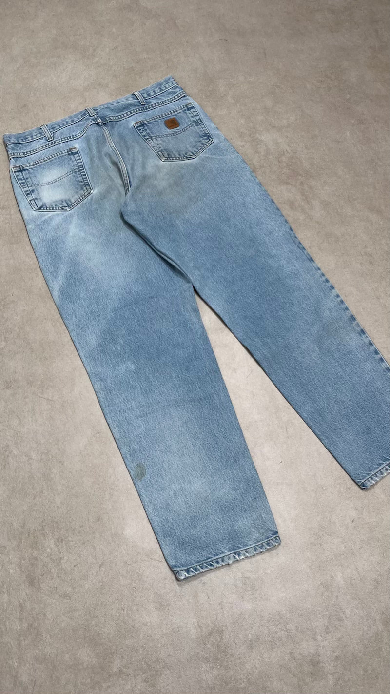 Carhartt Vintage Light Blue Denim Jeans Size 38