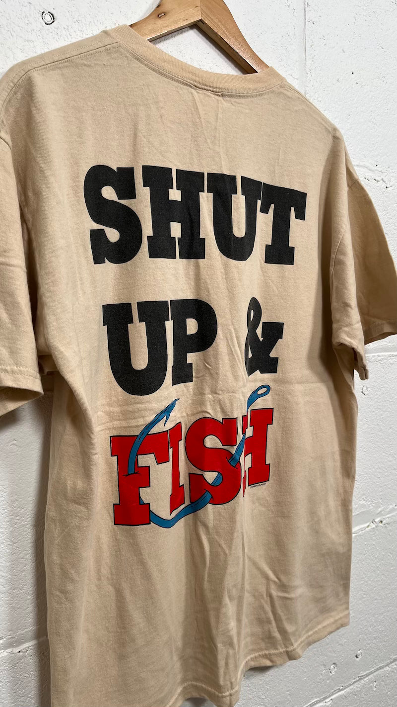 Virginia Beach "Shut Up and Fish" Vintage T-Shirt