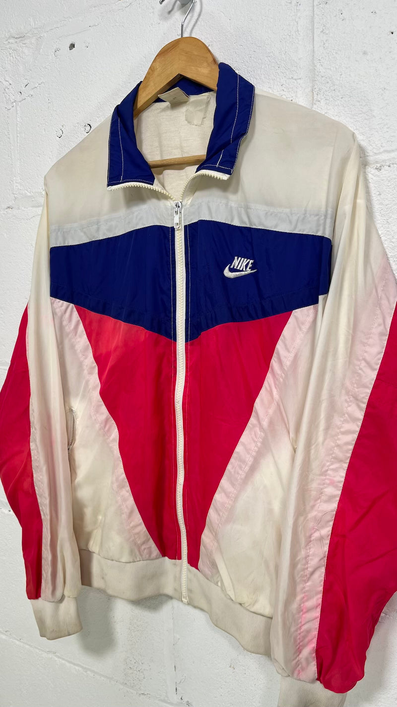 Nike White/Pink/Purple Vintage Jacket